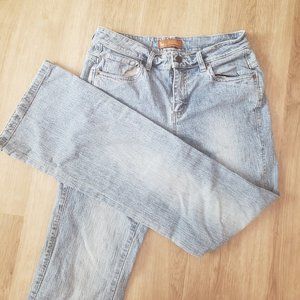 Lee "One True Fit" denim jeans bootcut size 3/4M